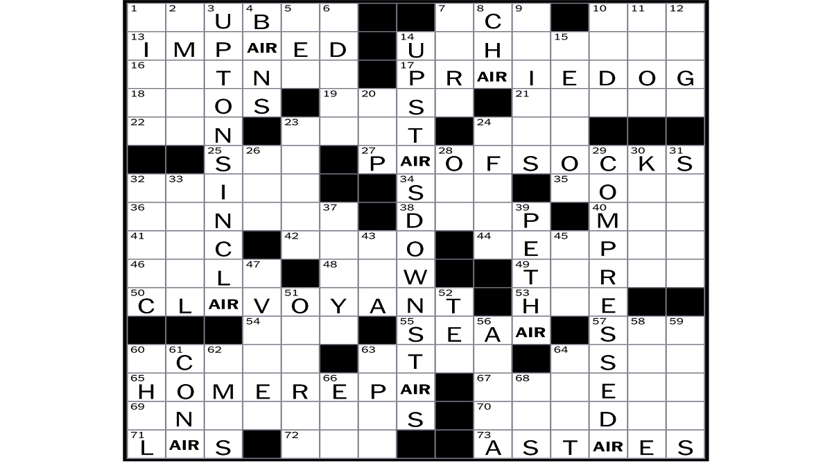 Free Online Crossword Puzzles