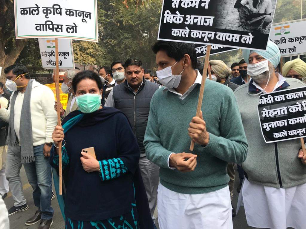 Union Government Trying to Suppress the Voice of Farmers as well as Elected Representatives: Preneet Kaur
